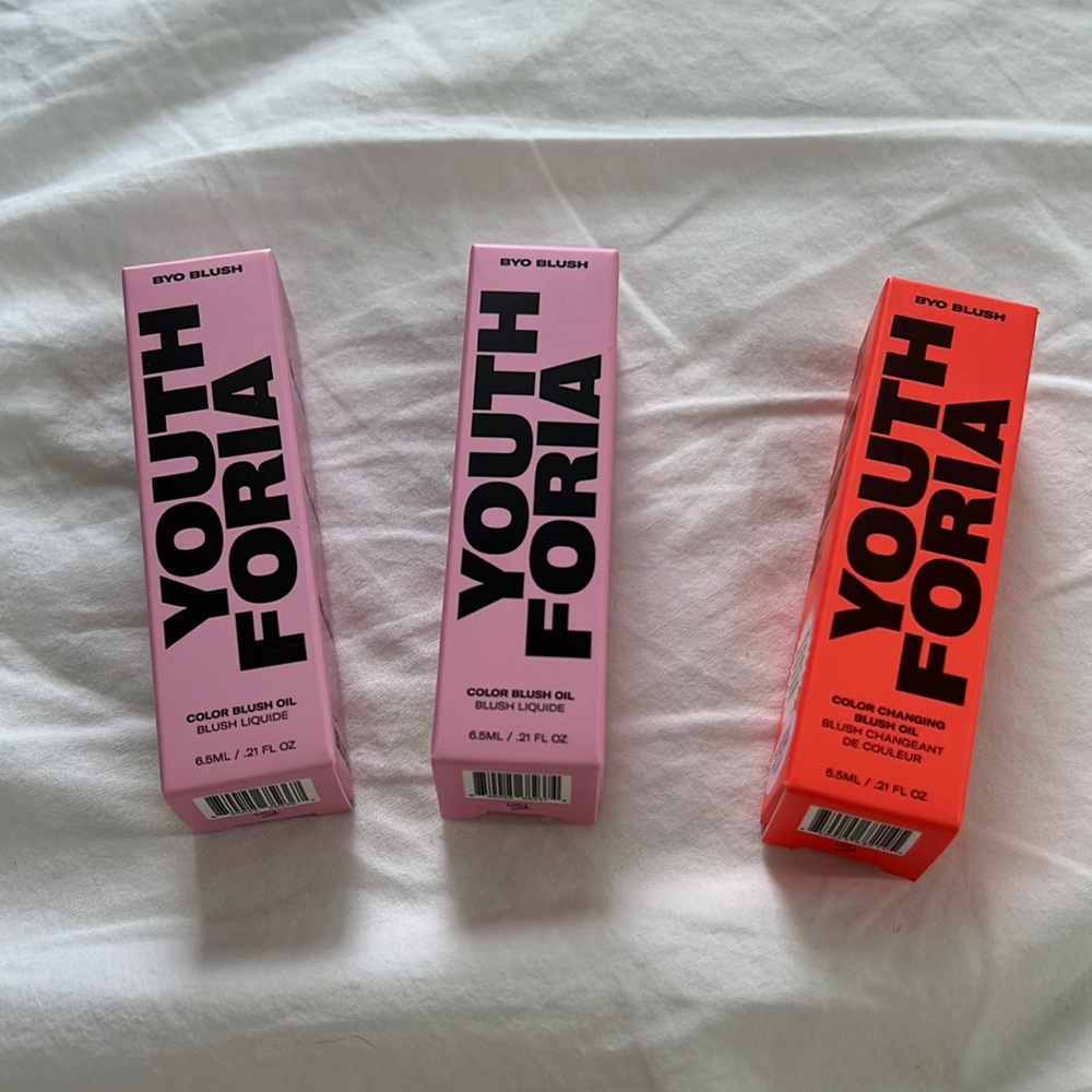 NEW🌸 3 youthforia color blush oils
